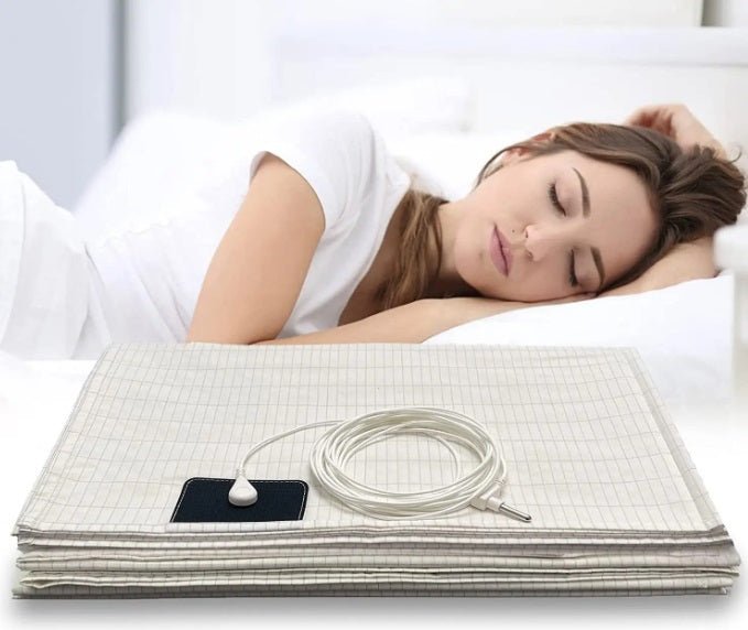 Cotton Fitted Earthing Sheets - GroundedKiwi.nz anit radiationarthritisbed