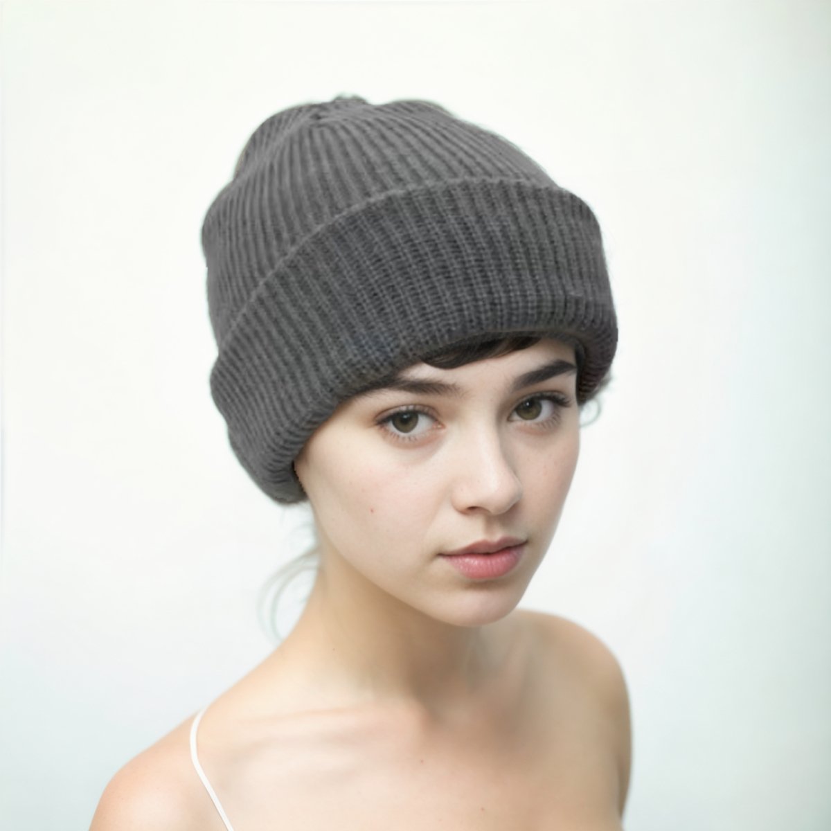 EMF Protecting Adults Beanie - High Shielding Efficiency - Grey - GroundedKiwi.nzhat hat5gbeanieblocking