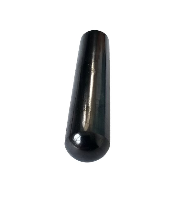 Polished Shungite Massage Pencil - for purification & clearing - GroundedKiwi.nz cleansingcyrstalhealing