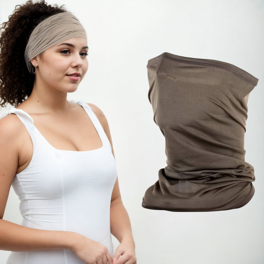 Shielding EMF Protection Neck Gaiter: Wrap Yourself in Wellness on the Move - GroundedKiwi.nz 5gantiantiradiation