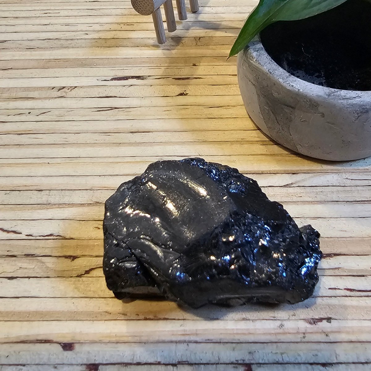 The Ultimate Shungite: Rare One - Piece Nugget - Mount Hamilton - GroundedKiwi.nz air travelcarchunk