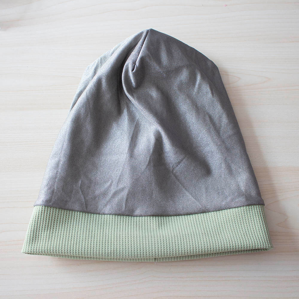 EMF Protecting Adults Beanie - Radiation blocking silver lined slouchy beanie - UNISEX - Light green - GroundedKiwi.nzhat hat5ganit radiationbeanie