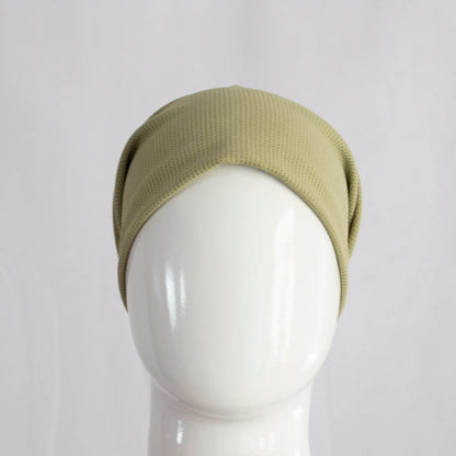 EMF Protecting Adults Beanie - Radiation blocking silver lined slouchy beanie - UNISEX - Light green - GroundedKiwi.nzhat hat5ganit radiationbeanie