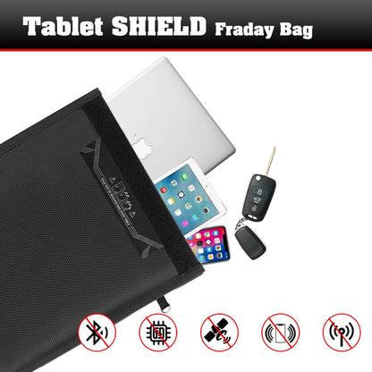 Faraday Laptop/Tablet Bag - Large 45cm x 35cm - Provides Protection Against EMF, Radiation, and Tracking - GroundedKiwi.nzlaptop bag laptop bag5gbagemf